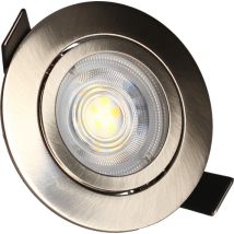 Arlux Lighting - Kit 3 Focos Empotrables En Acero Jade Orient. Módulo 5w, 2-cct, 400lm, Ø83