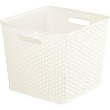 Koszyk Kwadratowy 25l /kremowy - Curver