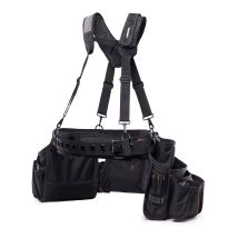 Set cintura portattrezzi ToughBuilt TB-301-6 – 25 tasche – Lunghezza regolabile 81-121 cm – Ergonomico – Nero