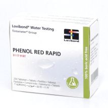 250 Pastiglie Reagenti Ph Red Phenol Rapid Per Misurazione Del Ph Per Test Manuali - Dissoluzione Rapida