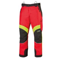 Pss - Regenhose Wasserdicht / Outdoorhose X-treme Rain Rot/gelb Größe L