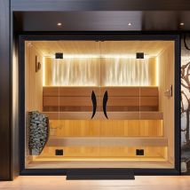 Sauna Traditionnel Boreal Celest Pro 240 - 6 Places - 240x180x210 Cm
