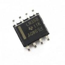 LM358DT-SMD Operationsverstärker SO8 – 2 Kanäle – 1,1MHz Bandbreite – 600mV/μs – 0...70°C Betriebstemperatur – 3...30V Betriebsspannung