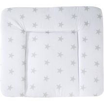 Materassino Per Cambio Morbido Little Stars - Roba - 85x75 Cm - Bordo Rialzato - Stampa Stelle