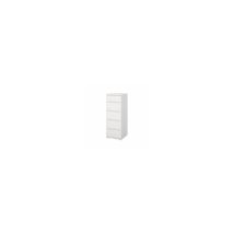 Kit Cassettiera Nova 5 Cass 40,2x40x106,6cm Bianco