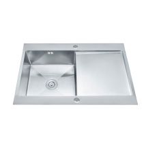 Viandpro Single Bowl Single Drainer Sink - 1000 X 500mm - Stainless Steel