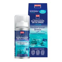 Eliminador de olores KRAFFT Mediterranean Breeze 150 ml – Eficaz hasta 97% – Duración 45 días – Ambientador para hogar y oficina