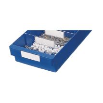 Etichette per scatole di piccole parti VKB – 93mm – Bianco – 16 pezzi per pacchetto – LA-KA-PE