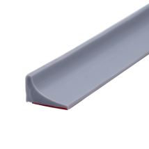 Barrera De Ducha De Silicona De 100 Cm, Autoadhesiva, Antidesbordamiento, Barrera De Ducha Plegable Para Suelo De Baño, Gris - Rwshower, Fijación A 