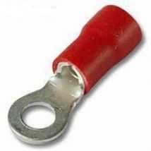 Ninigi - Terminal Redondo Aislado Crimpar Color Rojo St-081/r