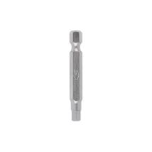 KS TOOLS 1/4' Bit Innensechskant 50mm 3mm 5er Pack Spezial-Werkzeugstahl DIN 3126 ISO 1173 E 6,3
