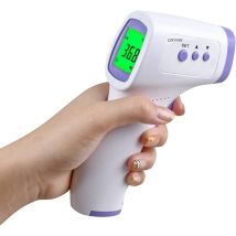 Termómetro Médico Infrarrojo Para La Frente Termómetro Sin Contacto Para Adultos, Niños Y Bebés, Pantalla Lcd De Modo Con Indicadores De Colores, 