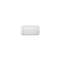 Placa para inodoro Hidrobox Mono Blanca – Acabado metálico – Dimensiones: 24067296
