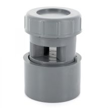Adequa – Válvula de equilibrio de presión PVC 32/40/50 mm – Anti-vacío – Mejora el flujo – Dimensiones H 75 x 40 mm