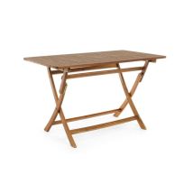 Hellin - Mesa De Jardín Plegable Rectangular 120x70x H73 Cm