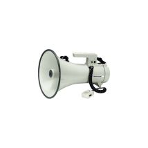 Monacor Tm-35 Megafono Con Microfono A Gelato, Con Cinghia Di Supporto, Suoni Integrati