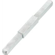Mandrino quadrato MAB 0572 – Acciaio zincato – 8/10/8 mm – Lunghezza 130 mm – Erich Dieckmann