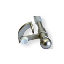 Tringle À Rideau Vitrage Autobloquante Sans Perçage – Nickel Mat – Longueur 60 À 90 Cm – Aluminium Laqué – Windo