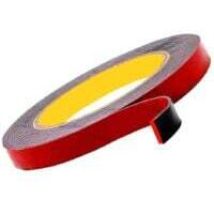 Nastro Adesivo Biadesivo Extra Forte, Nero, Impermeabile, Resistente Alle Alte Temperature, Per Interni Ed Esterni, 3 M X 1,5 Cm