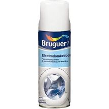 Spray Bianco per Elettrodomestici 0,4 L – Finitura Lucida – Asciugatura Rapida – Resistente all'Umidità e al Calore – Bruguer