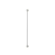 Bastone Per Tenda Curvo Diam.10 Mm Bianco Opaco Da 70 A 120 Cm Cessot