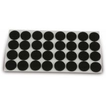 Eurotools Patins En Feutre 347-nbfr, Ø 20 Mm, 32 Pièces