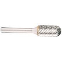 Projahn Hartmetallfräser, Form C Walzenrund / Zylinder Walze D1 19.0 Mm, Schaftdurchmesser 6.0 Mm Kreuzverzahnung