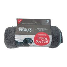 Henry Wag – Dog Drying Coat 35 cm – High-Quality Microfibre – Ideal for Wet Walks, Swimming, Bathing