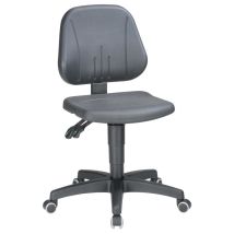 Bimos Arbeitsdrehstuhl Unitec Mit Rollen Und Holz Sitzhöhe 440-620 Mm