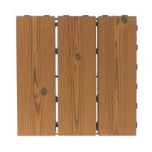 Smartdeck-klickfliesen Aus Holz, Wärmebehandeltes Scandi-kiefernholz, 30 X 30 Cm, 29 Mm Dick Onek