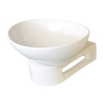 Ondee Zen - Lave-mains Rond Twinset - Blanc - 42x41cm - Céramique - Sans Trop Plein