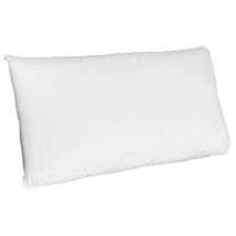 Miroytengo - Petit Oreiller Moshy Blanc Avec Double Housse En 100% Coton Et 100% Microfibre Polyester