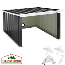 Gardebruk - Metal Weatherproof Robot Lawnmower Garage Automatic Garden Grass Lawn Mower Shelter Auto Mower Carport Protective Weather Resistant Cover 