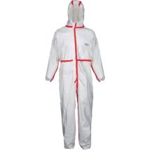 Tuta Protettiva Coverstar Plus Taglia Xxl Bianco / Rosso Psa Iii Coverstar