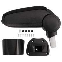 Destockoutils - Auto-armlehne Schwarz 14,5x31,5x(30-48) Cm Abs Vidaxl