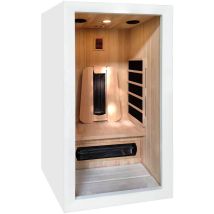 France Sauna - Infrarotsauna Saulo - Frankreich Sauna - 1 Person - 90 X 90 X 190 Cm - Holz Fichte - 1 Platz