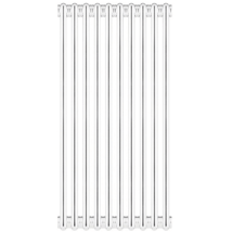 ERCOS 4-Säulen-Stahlrohrheizkörper 657 mm Höhe, 600 mm Radstand, 148 mm Tiefe, 2,09 kg, 88,2 W, Weiß