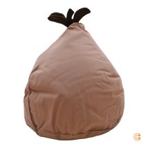 B-Ware Ferm Living Birne Sitzsack Bean Bag Liegesack Sack Baumwolle Rosa 117x35x55 Cm