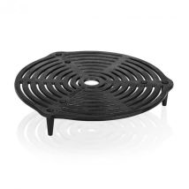 Parrilla De Hierro Fundido Petromax Negra De 31 Cm Para Cocina Exterior