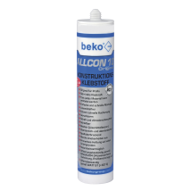 Beko – Allcon 10 Konstruktionskleber – Polyurethan, witterungsbeständig, lösemittelfrei, für Holz, Metall, Stein, 300 ml