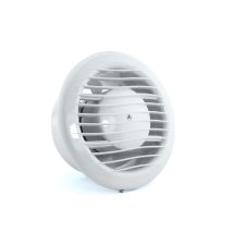 Extractor de baño redondo NV Ø120 – Caudal 150 m³/h – Potencia 17 W – Diseño minimalista – Dospel