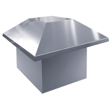 Baraldi - Moteur Extérieur Kubic – Cm. 46x42 – Acier Inoxydable – 1.000 M3/h