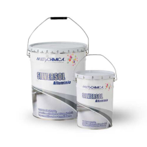 Multichimica - 2 X Silversol Alluminio Vernice Impearmibilizzante Termoisolante 10 Lt