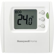 THR840DEU – Honeywell Raumthermostat – Digitaler Thermostat mit großem Display – 5 °C bis 35 °C – Wandmontage – Energiesparende ECO-Taste
