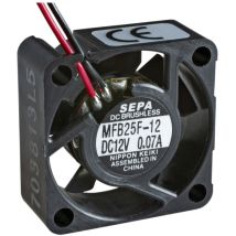 Mfb25f12 Axiallüfter 12 V/dc 4.2 M³/h (l X B X H) 25 X 25 X 10 Mm - Sepa