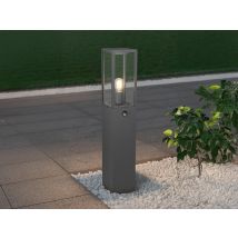 Meinewunschleuchte - Led Pollerleuchte Mit Bewegungsmelder In Anthrazit, Höhe 80cm
