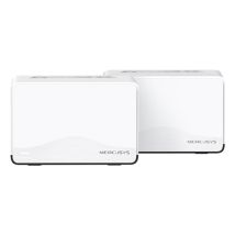 Punto De Acceso Interior Mesh Wifi 7 Mercusys Halo H27be(2-pack) 2880 Mbps 5ghz 1xrj45 2.5gbps 2x1gb