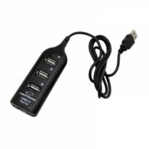 USB 2.0 Hub mit 4 Anschlüssen – EA116 – Benutzerfreundlicher USB-Hub für Desktop und Laptop – Modernes Design