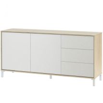 Fanmuebles - Credenza Brooklyn A 2 Ante E 3 Cassetti - L154cm