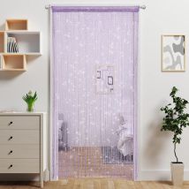 Bardusch-door String Curtain Doorway Beads Curtains,hanging Room Divider Beaded Decor Hippie Glitter Fringe Panel Closet Window Doors Sequin Sheer 